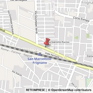 Mappa Corso Europa, 72, 81030 San Marcellino, Caserta (Campania)