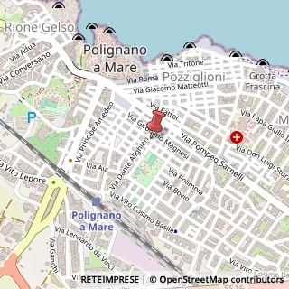 Mappa Via cavour 12, 70043 Polignano a Mare, Bari (Puglia)