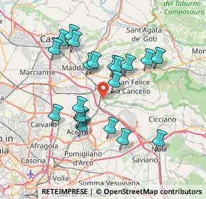 Mappa Via Castello, 81027 San Felice A Cancello CE, Italia (7.179)