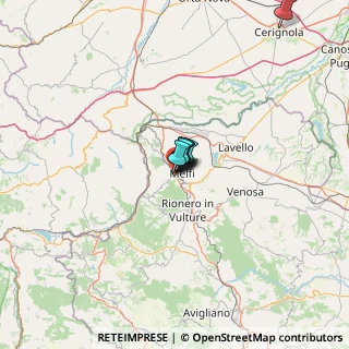 Mappa Via Monticchio sn, 85025 Melfi PZ, Italia (17.63909)