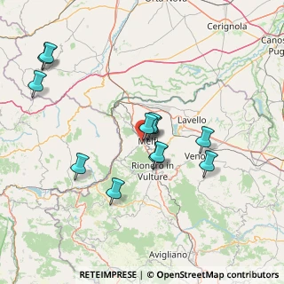 Mappa Via Monticchio sn, 85025 Melfi PZ, Italia (15.53667)