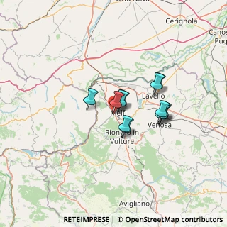 Mappa Via Monticchio sn, 85025 Melfi PZ, Italia (9.8875)