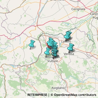 Mappa Via Monticchio sn, 85025 Melfi PZ, Italia (8.40813)