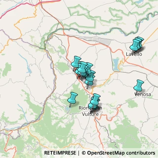 Mappa Via Monticchio sn, 85025 Melfi PZ, Italia (6.543)