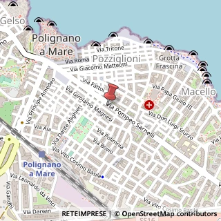 Mappa Via Pompeo Sarnelli, 88, 70044 Polignano a Mare, Bari (Puglia)
