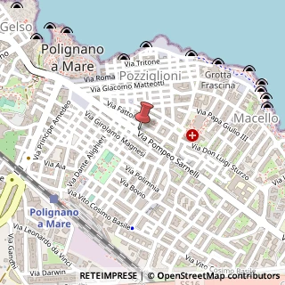 Mappa Via Sarnelli Pompeo, 84, 70044 Polignano a Mare, Bari (Puglia)