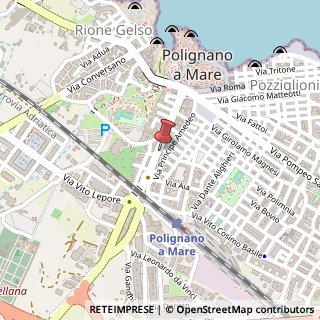 Mappa Via Martiri di Dogali, 63, 70044 Polignano a Mare, Bari (Puglia)