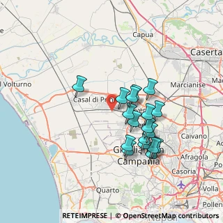 Mappa Via Colombo, 81030 Villa di Briano CE, Italia (6.72389)