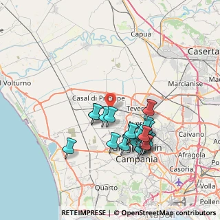 Mappa Via Colombo, 81030 Villa di Briano CE, Italia (7.21632)