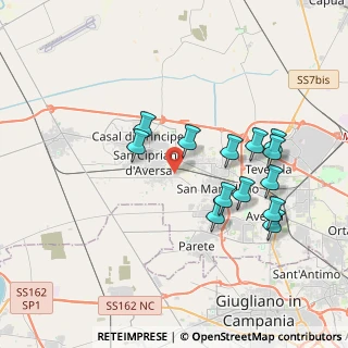 Mappa Via Colombo, 81030 Casapesenna CE, Italia (3.88385)