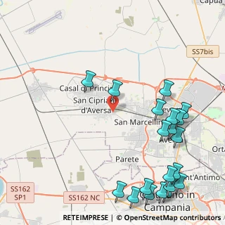 Mappa Via Colombo, 81030 Villa di Briano CE, Italia (6.17)