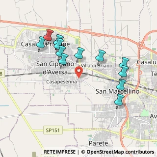 Mappa Via Colombo, 81030 Casapesenna CE, Italia (2.09692)