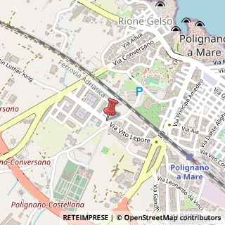 Mappa Via lepore vito 25/a, 70044 Polignano a Mare, Bari (Puglia)