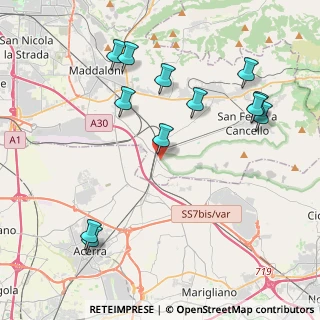 Mappa Via XXI Giugno, 81027 San Felice A Cancello CE, Italia (4.89083)