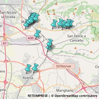 Mappa Via XXI Giugno, 81027 San Felice A Cancello CE, Italia (4.8015)