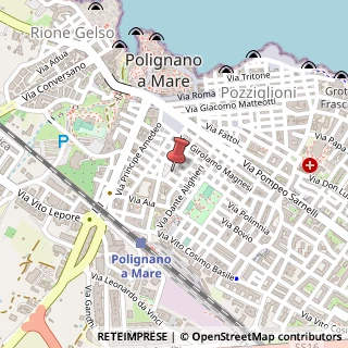 Mappa Piazza caduti Via Fani, 7, 70044 Polignano a Mare, Bari (Puglia)