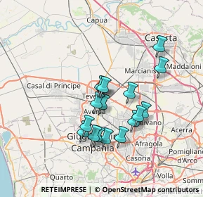 Mappa Via Casignano, 81032 Carinaro CE, Italia (6.41438)