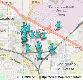 Mappa Via Casignano, 81032 Carinaro CE, Italia (0.8285)