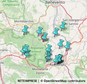 Mappa Via Sabatino Minucci, 83015 Pietrastornina AV, Italia (7.7225)