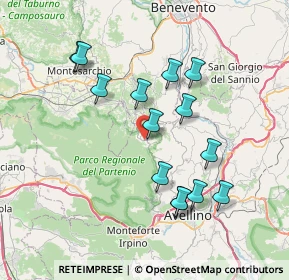 Mappa Via Sabatino Minucci, 83015 Pietrastornina AV, Italia (7.62286)