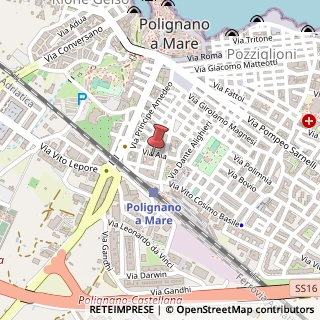Mappa Via Fanfara da Polignano, 4, 70044 Polignano a Mare, Bari (Puglia)