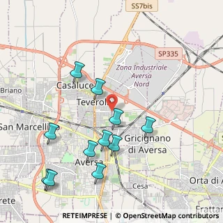 Mappa Via Piave, 81030 Teverola CE, Italia (2.36182)