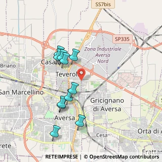 Mappa Via Piave, 81030 Teverola CE, Italia (1.91818)