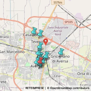 Mappa Via Piave, 81030 Teverola CE, Italia (1.78143)