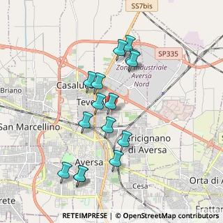 Mappa Via Piave, 81030 Teverola CE, Italia (1.90933)