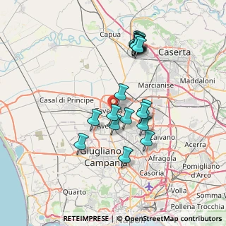 Mappa Via Piave, 81030 Teverola CE, Italia (7.3155)