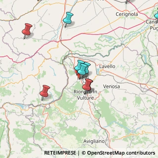 Mappa Via Monticchio, 85025 Melfi PZ, Italia (20.21545)