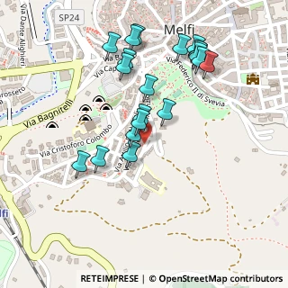 Mappa Via Gabriele D'Annunzio, 85025 Melfi PZ, Italia (0.2595)