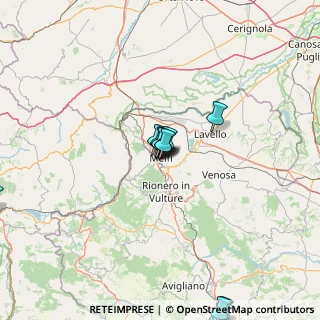 Mappa Via Gabriele D'Annunzio, 85025 Melfi PZ, Italia (17.46385)