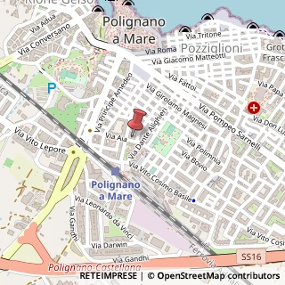 Mappa Viale delle Rimembranze, 13, 70044 Polignano a Mare, Bari (Puglia)