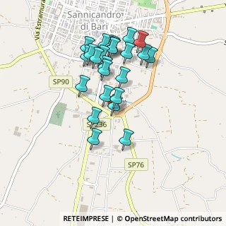 Mappa Contrada Reddito, 70028 Sannicandro di Bari BA, Italia (0.44208)