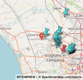 Mappa 81030 Casapesenna CE, Italia (9.4355)