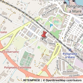 Mappa Via V. Lepore, 71, 70044 Polignano a Mare, Bari (Puglia)