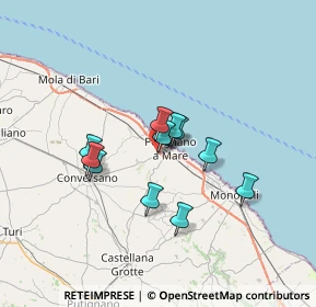 Mappa SP 121, 70044 Polignano A Mare BA, Italia (5.39545)