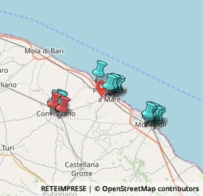 Mappa SP 121, 70044 Polignano A Mare BA, Italia (6.2125)