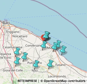 Mappa SP 121, 70044 Polignano A Mare BA, Italia (14.09417)