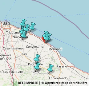 Mappa SP 121, 70044 Polignano A Mare BA, Italia (15.19133)