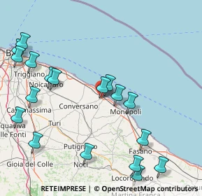 Mappa SP 121, 70044 Polignano A Mare BA, Italia (21.64222)