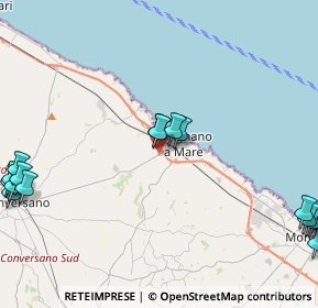 Mappa SP 121, 70044 Polignano A Mare BA, Italia (6.49188)