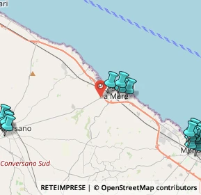 Mappa SP 121, 70044 Polignano A Mare BA, Italia (7.3335)