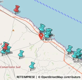 Mappa SP 121, 70044 Polignano A Mare BA, Italia (5.6135)