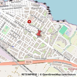 Mappa Via Sarnelli Pompeo, 208, 70044 Polignano a Mare, Bari (Puglia)