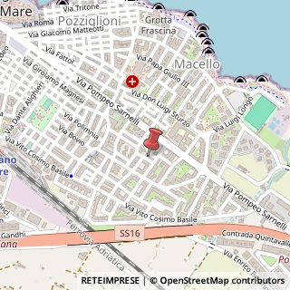 Mappa Via Mastrochirico Antonio, 29, 70044 Polignano a Mare, Bari (Puglia)