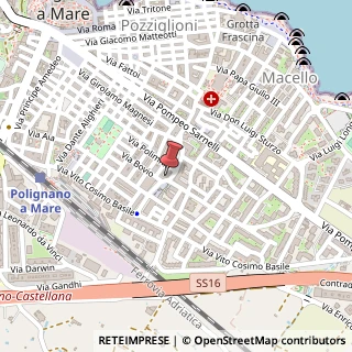 Mappa Via Giuseppe Mazzini, 106, 70044 Polignano a Mare, Bari (Puglia)