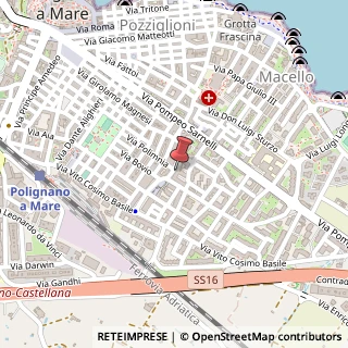 Mappa Via Giuseppe Mazzini, 133, 70044 Polignano a Mare, Bari (Puglia)