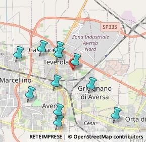 Mappa Via delle Ginestre, 81032 Carinaro CE, Italia (2.20364)